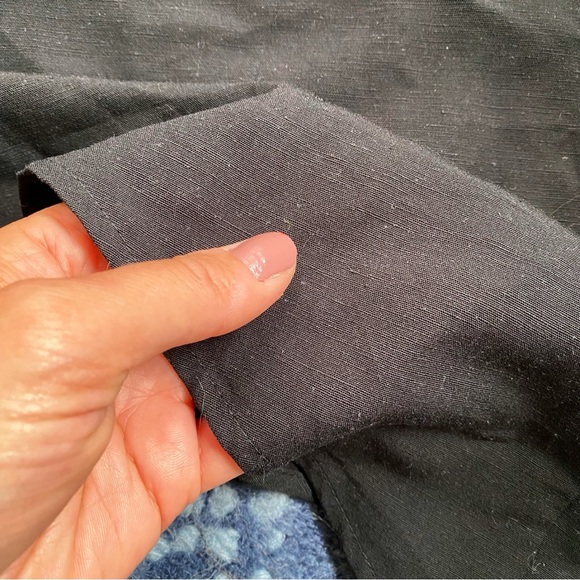 π€ ZARA BOHO BLACK ASYMMETRICAL SIDE TIE HIGH WAIST MIDI SKIRT! - Picture 7 of 13